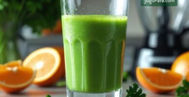 Jugo de Perejil y Naranja