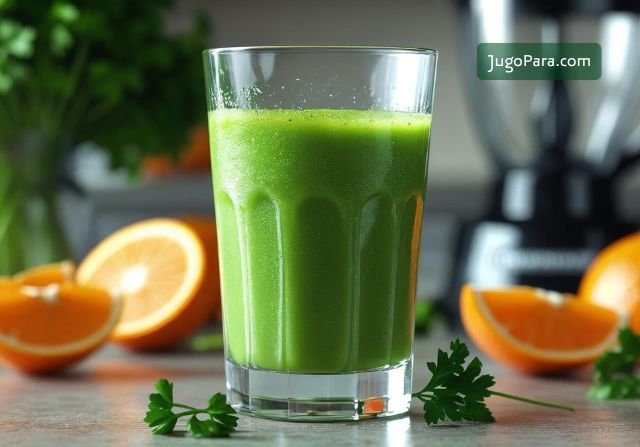 Jugo de Perejil y Naranja