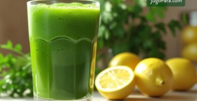 jugo de perejil y limon para que sirve