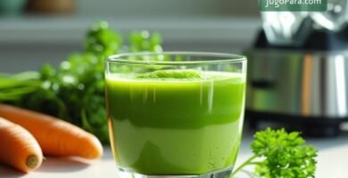 jugo de perejil y zanahoria para que sirve